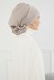 Pleated Design Chiffon Ready-To-Wear Turban, Ht-31, Ht-31 Mink - 5