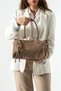 Zoe Model Suede Women's Hand and Shoulder Bag