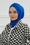 Combed Cotton Inner Cap with Cross Detail on the Front, TB-4, TB-4 Cobalt Blue