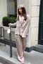 Tencel Linen Brown Melted Brown Trousers