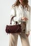 Zoe Model Suede Women's Hand and Shoulder Bag