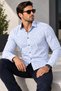 Slimfit Slim Fit Long Sleeve Lycra Men's Shirt with Snap Fasteners - 3