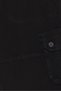 Men Solid Cargo Shorts, Black - 5