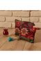 Patterned Leather Detail Handbag Small,Cmk-4A Kilim 1 Pattern - Petrol Green - 3