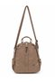 Original Soft Leather Women's Backpack and Shoulder Bag with Mink Wallet - 4
