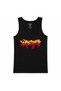 Wildstyle Energy – Yellow & Burgundy Graffiti Art Graphic Tank Top