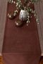 Velvet Textured Light Brown Modern Runner