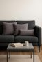 Velvet Series Matte Silver Throw Pillow, Pillow Cover