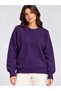 New Season Women's Oversize Crew Neck Soft Textured Knitwear Sweater – Stylish and Comfortable Daily Combination