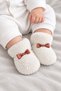 Baby Boy Bowknot Plush Booties - 2