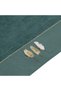 Missi Bamboo Leaf Embroidered 2-Piece Towel Set Dark Green 50X90 Dark Green - 3