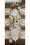 Ramazan Kubbesi Design American Service Set for 6 People (19 Pieces)