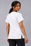 (E-Flex) White Lycra Women's Single Top Non-Ironing Nurse and Doctor Uniform Scrubs Hospital Uniform - 4