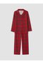 Esvab • Modern & Distinctive Shirt Roba Collar Girls' Pajama Set - 2