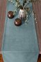 Velvet Textured Mint Modern Runner