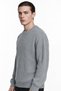 Men's Crew Neck Knitted Patterned Knitwear Sweater - 2
