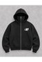 Snow Masked Ninja Unisex Sweatshirt Cardigan 3 Yarn Thick Fleece (100% Cotton)