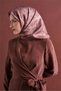 Sura Pure Silk Scarf 9600 36 Dried Rose Flower Pattern