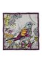 Bird and Flower Patterned Scarf Bandana 70X70 cm - 4