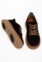 Genuine Leather Orthopedic Women's Casual Shoes Black Suede Ring Laces - 3