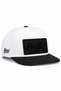 Hustle Black Logo Black-White Hip Hop Hat