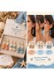 Women's and Girls' Marine-Themed 3-Piece Earring Set with Starfish, Fish, Mussel, and Pearl Details, Summer Vacation Beach Accessory Jewelry. - 6