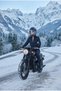 Women's Black Biker Overalls Water and Wind Resistant, Inner Lined, Adjustable Waist and Leg Opening, Zippered Winter Overalls - 2