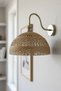 Bohemian Recycle Yarn Jute Handmade Milk Coffee Yarn Sconce S Body Wall Lamp Modern Hotel Cafe Vintage Living Room Bedroom Stair Retro - 2