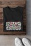 Patience - Oversized White t-shirt with Tile Patterned - 7