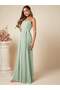 Rochie maxi, verde - 3