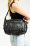Fiona Bags Women's Black Multi-Compartment Shoulder and Crossbody Bag
