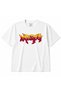 Wildstyle Energy – Yellow & Burgundy Graffiti Art Graphic T-Shirt