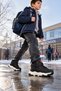 Trs-7517 Anatomical Sole Boys' Black Color Daily Use Winter Children's Boots