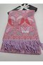 Women's Cashmere Textured Shoulder Shawl and Scarf Royal Mosaic Embroidered Pattern Soft Textured Fringed 70 × 200 cm - 3
