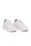 Lace-Up Thick Soled White Unisex Walking and Sports Shoes Sneaker 5101 - 4