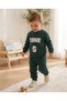 Come S Embroidered Baby Boy Set 3 Threaded 100% Cotton 6-9-12-18-24 Months Top and Bottom 2-Piece Baby Boy Set Winter Baby Set - 2