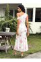 Rochie maxi, mix culori - 2