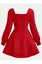 Φόρεμα, κόκκινο - 2