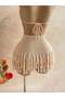 Mini dress, beige - 6