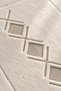 Luxor Zaha Ecru Double Bath Mat Set - 2
