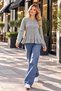 New Season Women's Buttoned Skirt Pleated Knitted Cardigan - 4