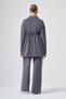 Sleeves and Collar Knitwear Trouser Suit 1047 Anthracite - 3