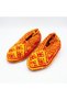 Çeyizlik Winter Hand Knitted Booties – Yellow Red Patterned – Size 36-37 - 2