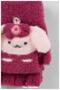 2-7 Years Old Girls Convertible Cuffed Half-Finger Magic Gloves / 98.7% Nylon, 1.3% Elastane (Lycra) - 2