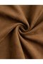 Women's Suede Shorts Skirt with Front Slit - 3