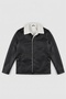 Premium Full Fur Black Leather Jacket - 3