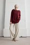 44060 - Stylish Comfortable Casual Beard Poliamid Basic Long Knit Sweater - 4