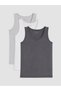 Lcw Kids Gray Boys' Undershirt 3-Pack
