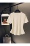 Tricou, crem - 2
