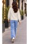 Women's Crew Neck Floral Detailed Knitwear Sweater - 2